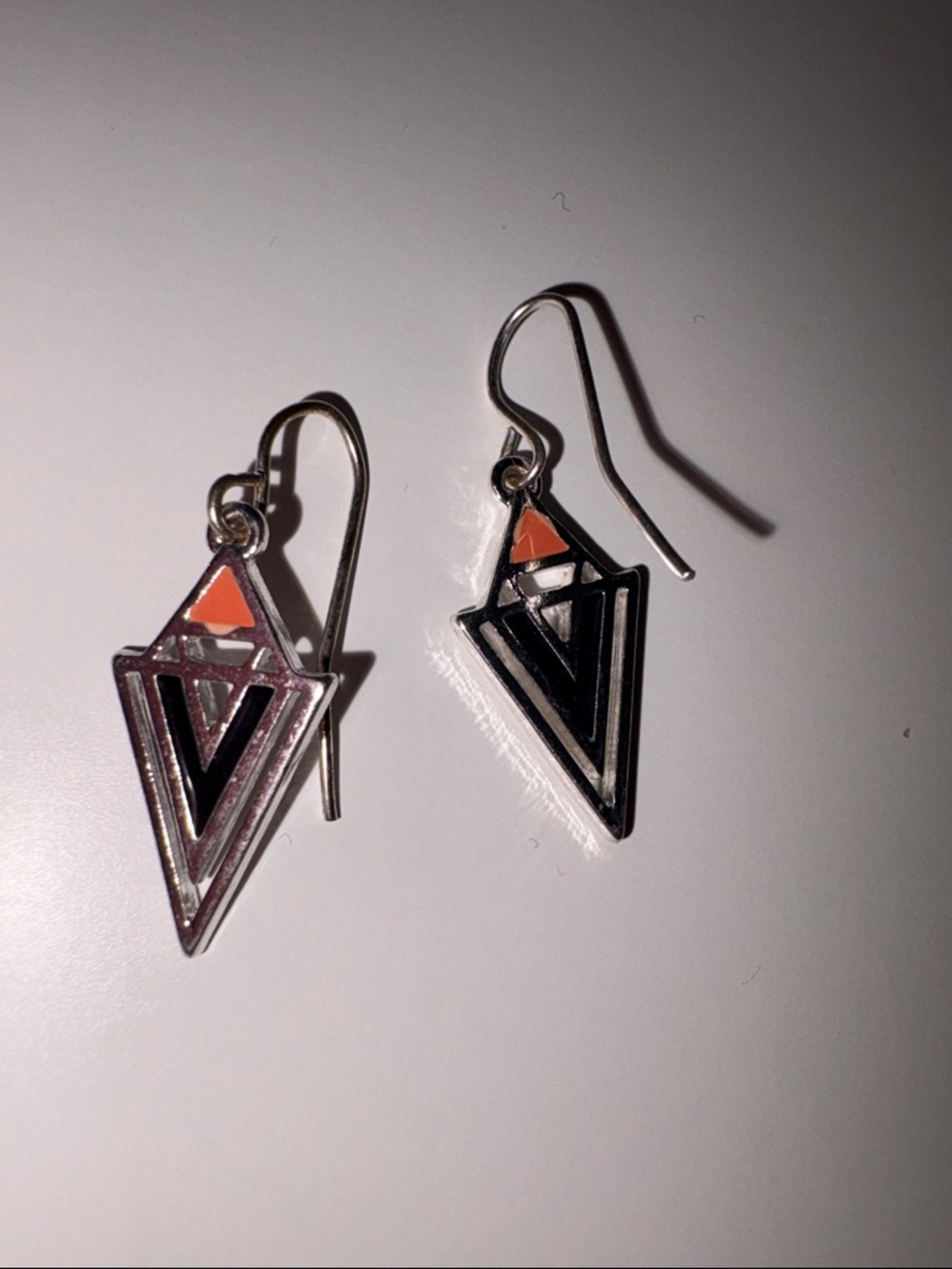 ❤️‍🔥5/15$❤️‍🔥 Geometric Triangle Drop Earrings